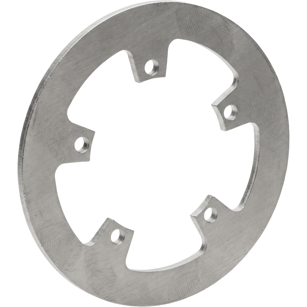 Precision waterjet-cut aluminium parts manufactured in the UK by SendCutBend